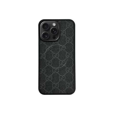 Designer Monogram MagSafe Case for iPhone 12-17 Series