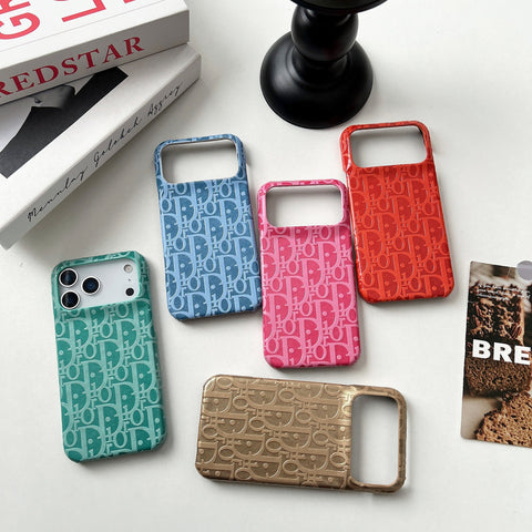 Lux Leather Dior Phone Case For iPhone 17 / 16 / 15 / 14