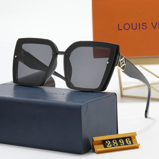 5 colors fashion simple four-leaf clover mirror legs polarized sunglasses